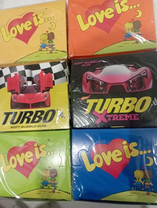 Жвачки love is turbo
