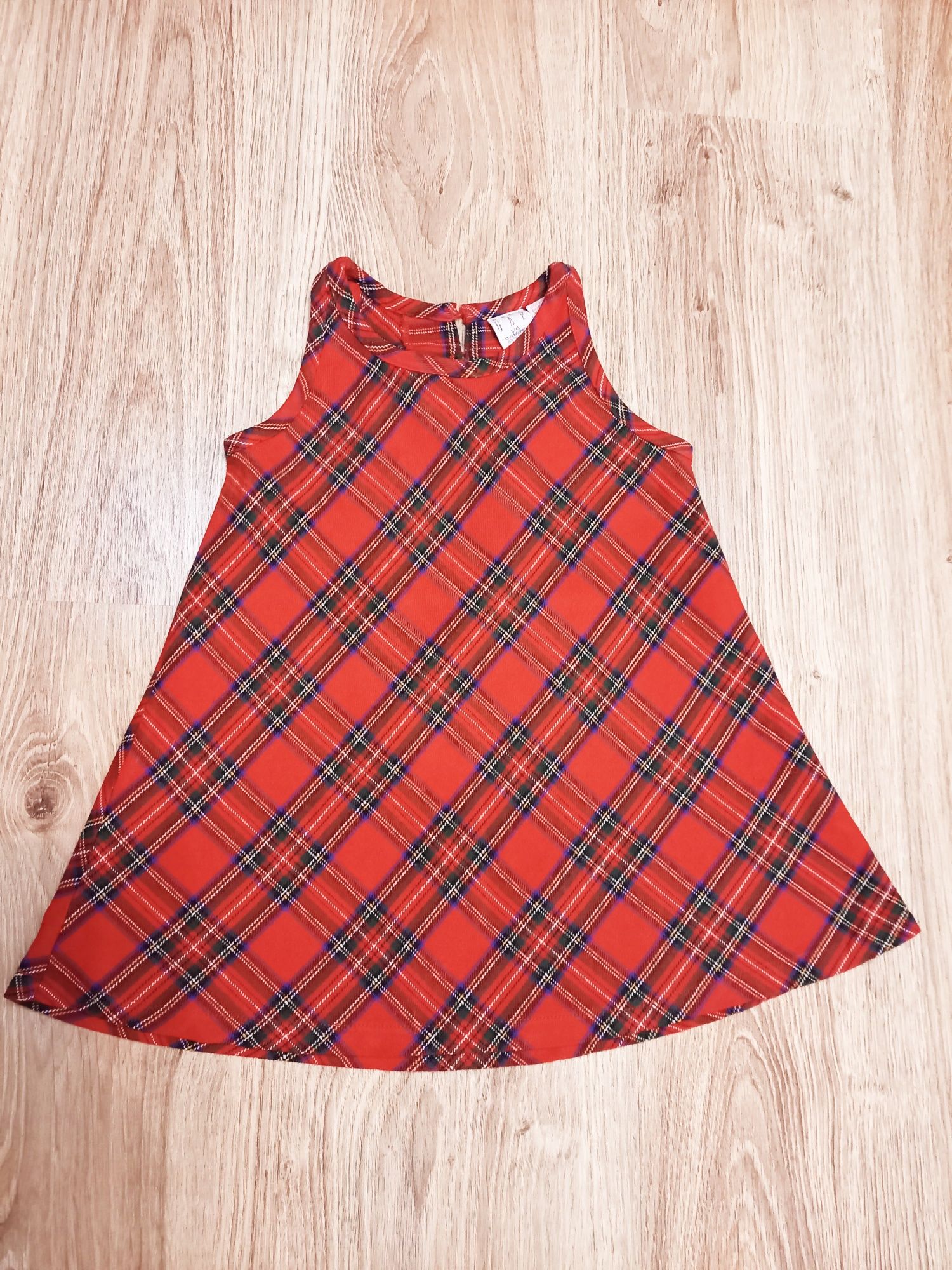 Sukienka szkocka krata, czerwona GapKids 12-18 m-cy