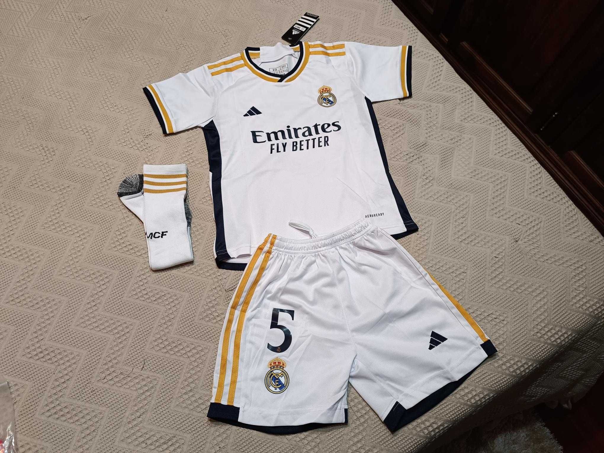 Equipamento camisola CRIANÇA Real Madrid | BELLINGHAM 5 | NOVO