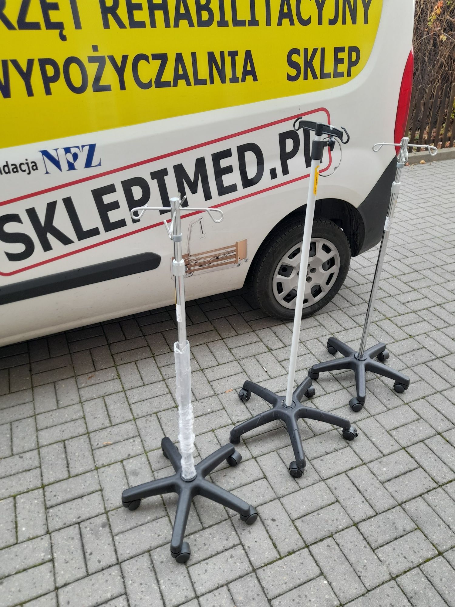 Stojak na | do Kroplówki Wypożyczalnia od 50zl/msc Warszawa Sklep IMED