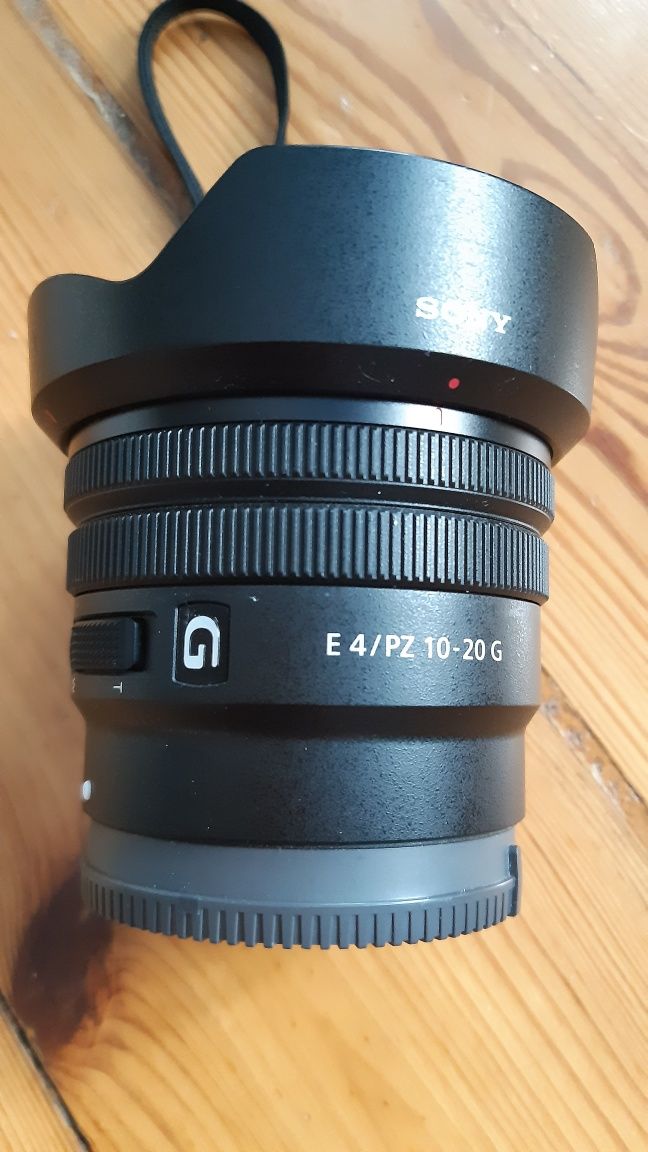 Obiektyw Sony E PZ 10-20 mm f/4 G + filtry UV i VND Idealny do vlogów