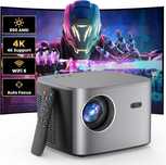 Auto Focus/Keystone] Projektor Groview z WiFi i Bluetooth,