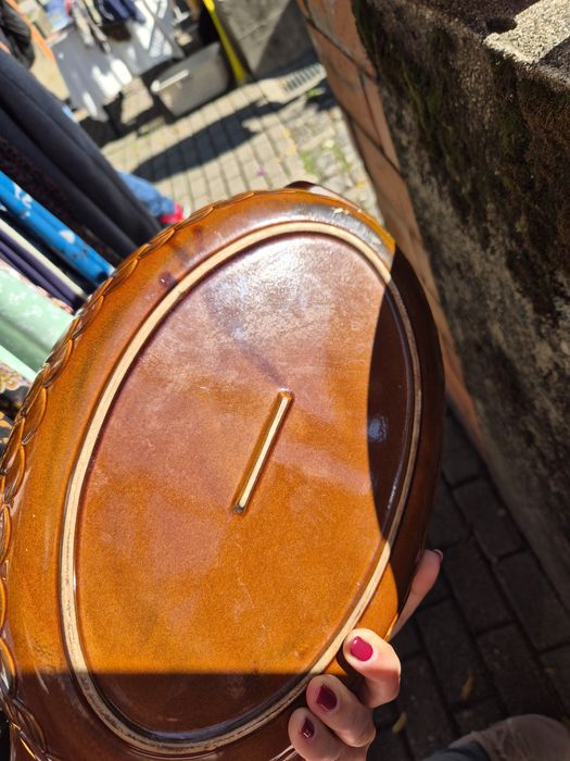 Taças de barro para forno