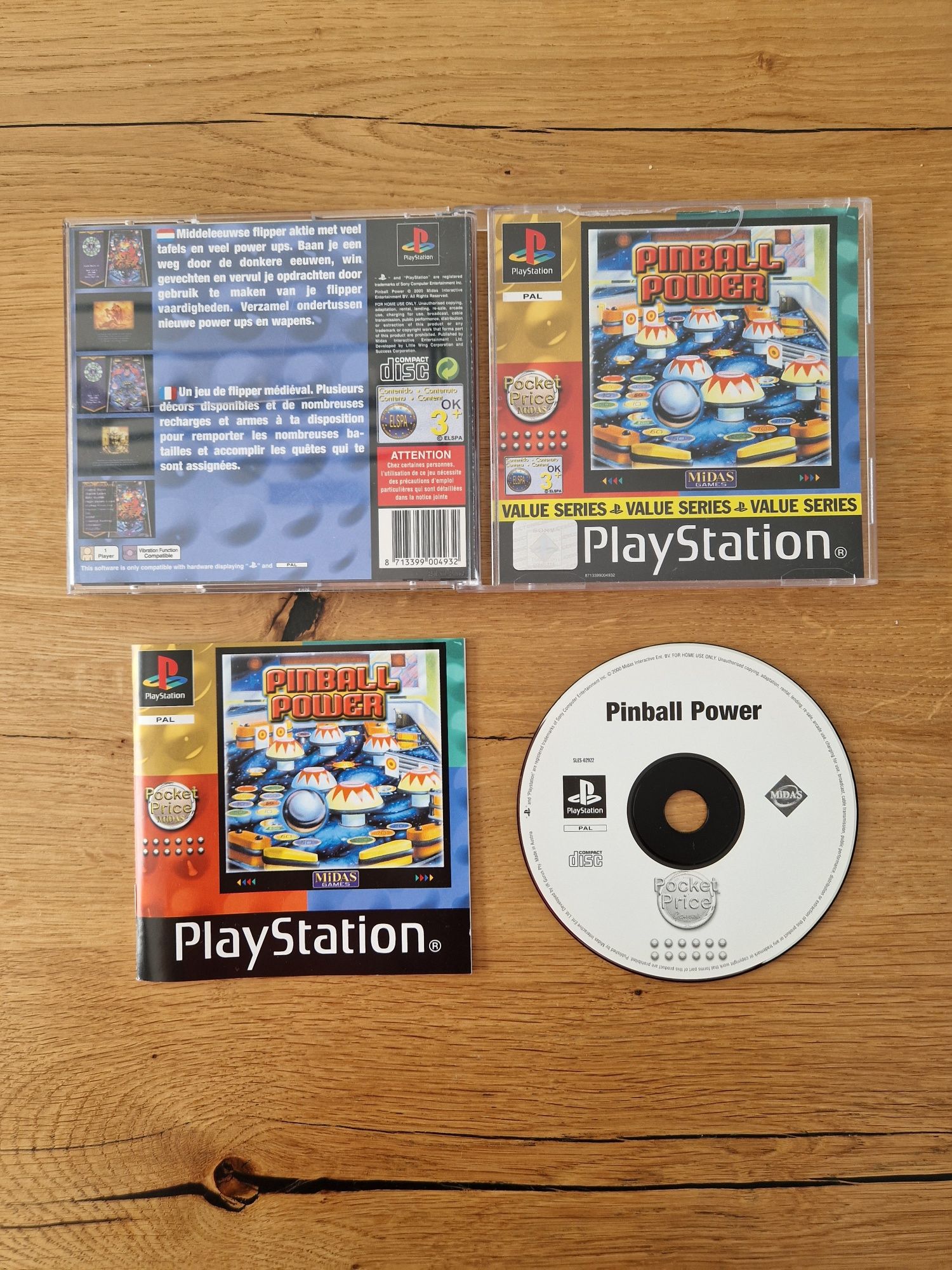 Pinball Power ps1 psx PlayStation