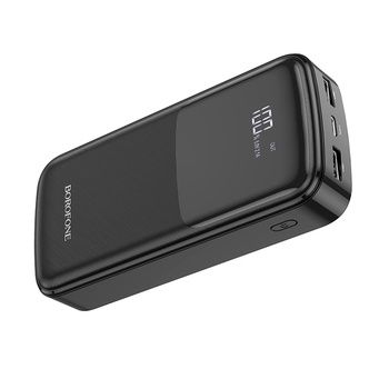 Borofone Power Bank 20000mAh BJ17A Mike - 2xUSB - czarny