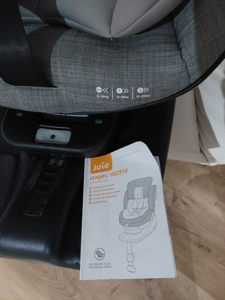 FOTELIK Joie Stages Isofix 0-25 kg