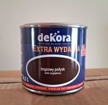Emalia drewno metal Dekoral brąz 0,2ml x6 Nowe