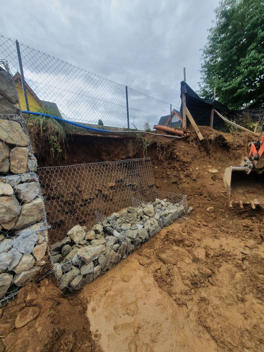 Kostka brukowa, odwodnienia, kosze gabionowe i ogrodzenia, odśnieżanie