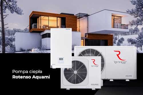 Pompa Ciepła  -  Rotenso Aquami 8 lub 10 kW SPLIT