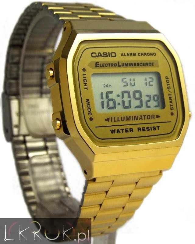 Retro CASIO - A168WG-9EF - 3 lata gwarancji - LKRUK.PL