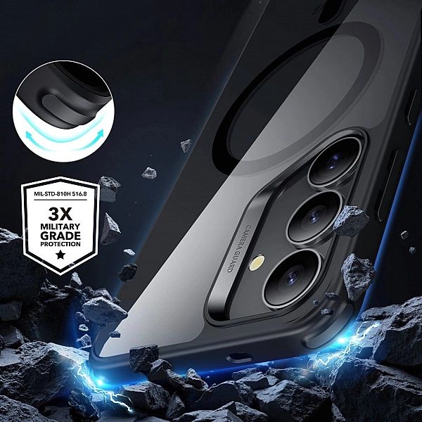 Esr Classic Hybrid Halolock Magsafe Galaxy S25+ Plus Clear/Black
