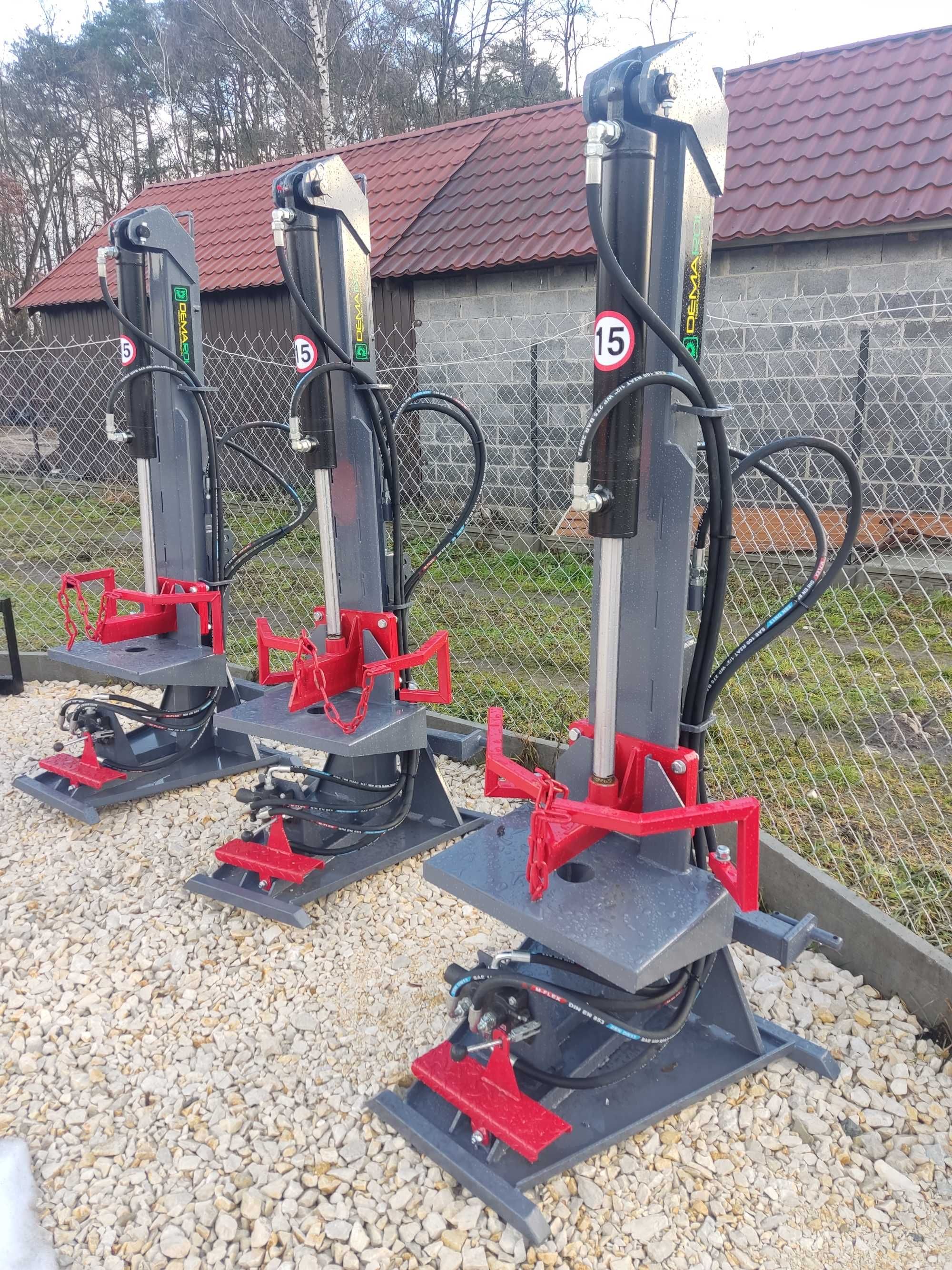 Łuparka hydrauliczna rozdrabniacz do drzewa nowa nacisk 20ton dostawa
