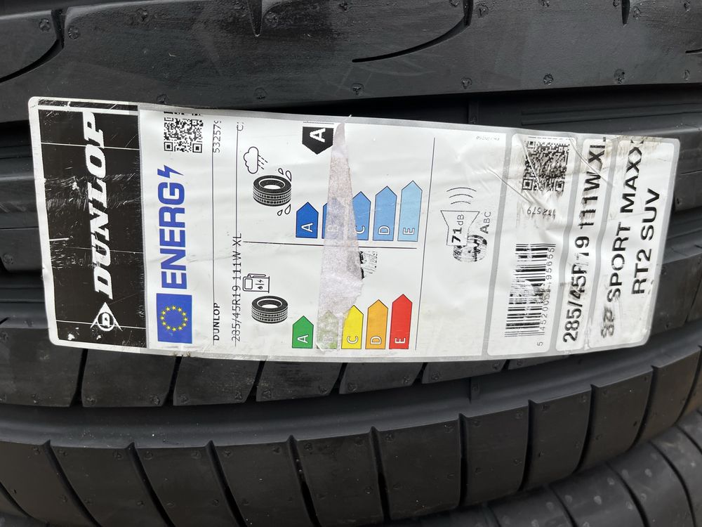 255/50 r19 285/45 r19 Dunlop Sport Maxx RT2 23 год Germany