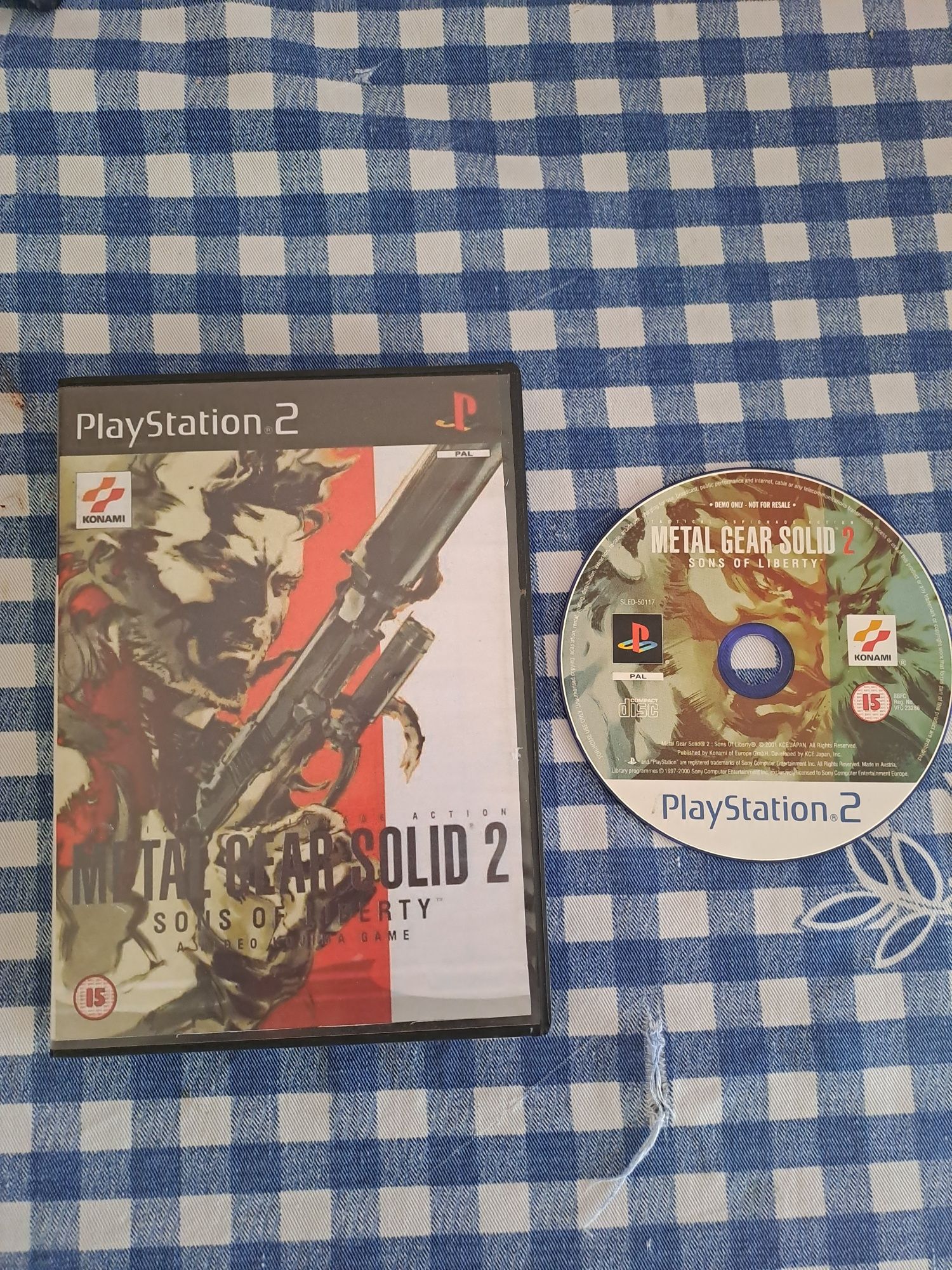Metal gear solid 2 sons of liberty ps2