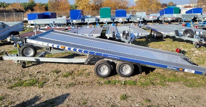 Przyczepa uchylna laweta LORRIES 3000kg LED PLI30 4,5 ALU mocna