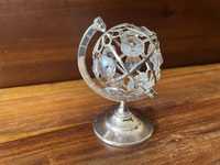Figurka dekoracyjna z kryształkami „ globus”