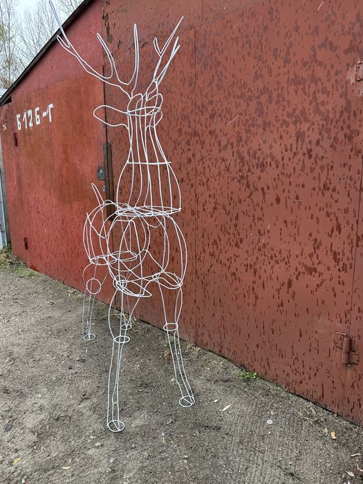 новорічний олень 190 см! новорічні фігури