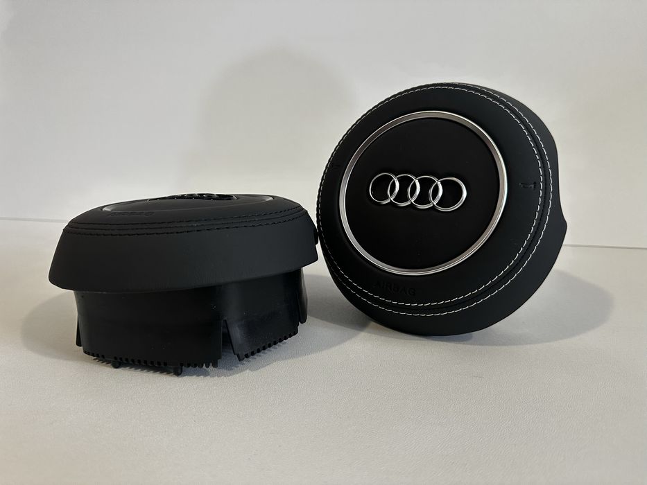 Кришка airbag руля audi a3 a4 a5 q3 q5 a6 a7 a подушки керма ауди кожа