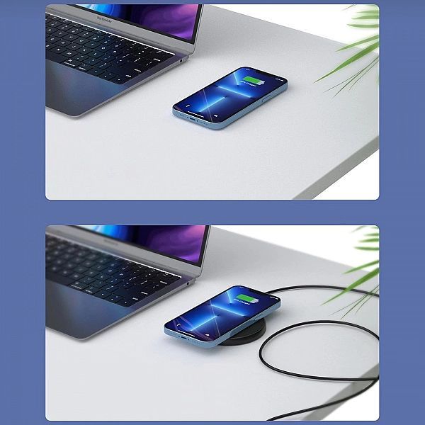 Choetech podblatowa ładowarka indukcyjna 10w + ładowarka Eu z kablem z