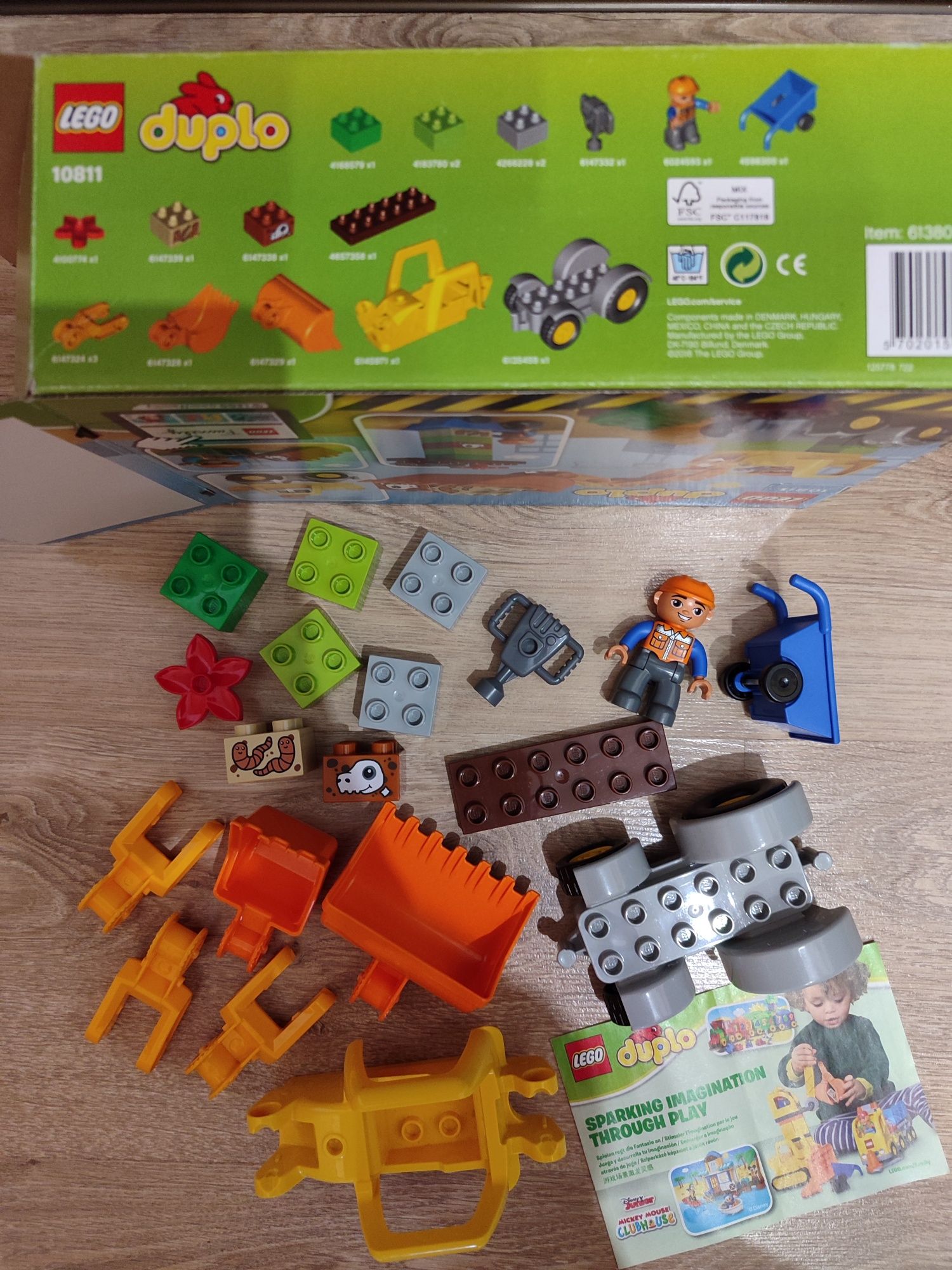 Lego Duplo екскаватор-навантажувач