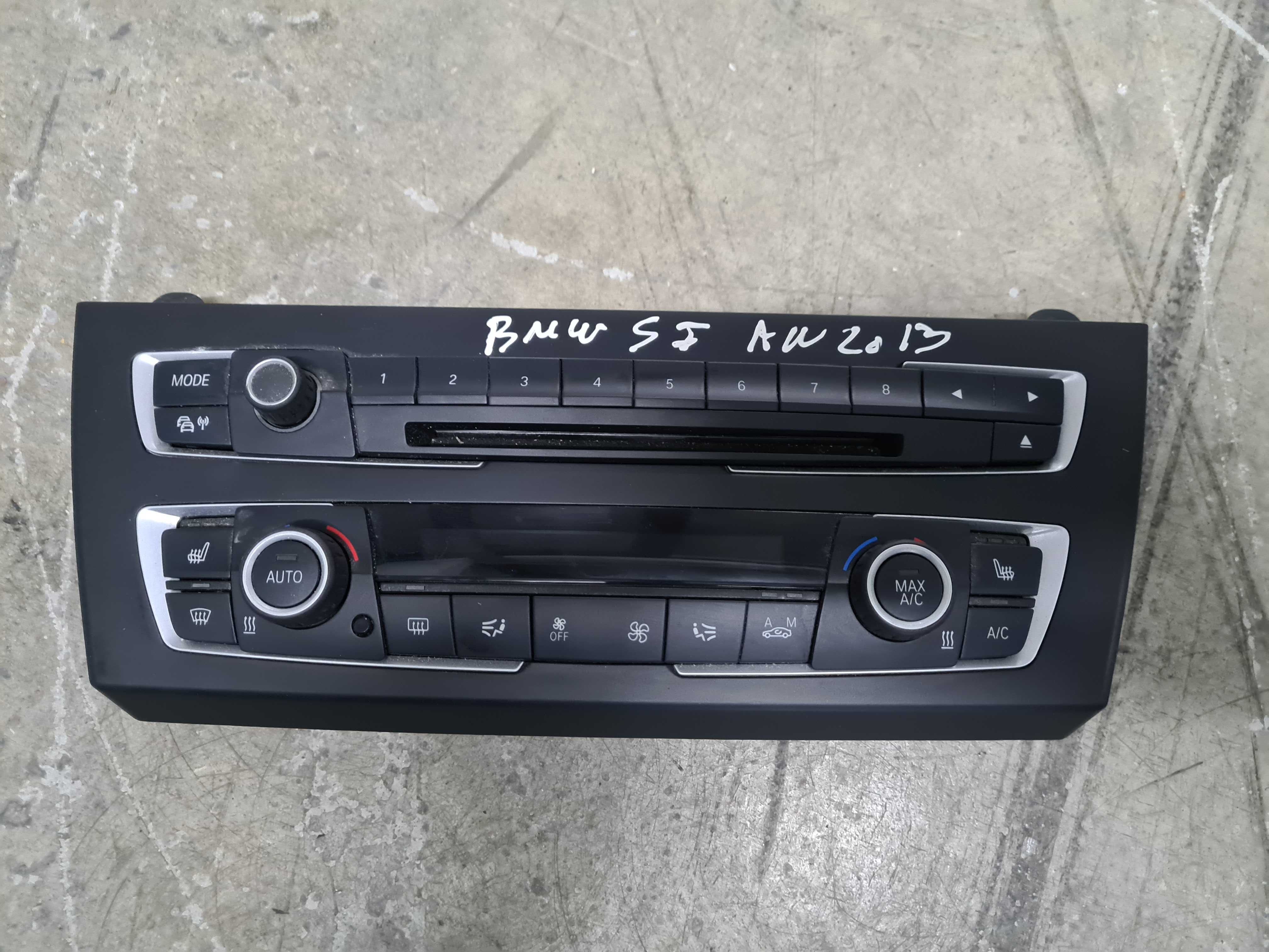 painel frontal radio-ac bmw f20-f30