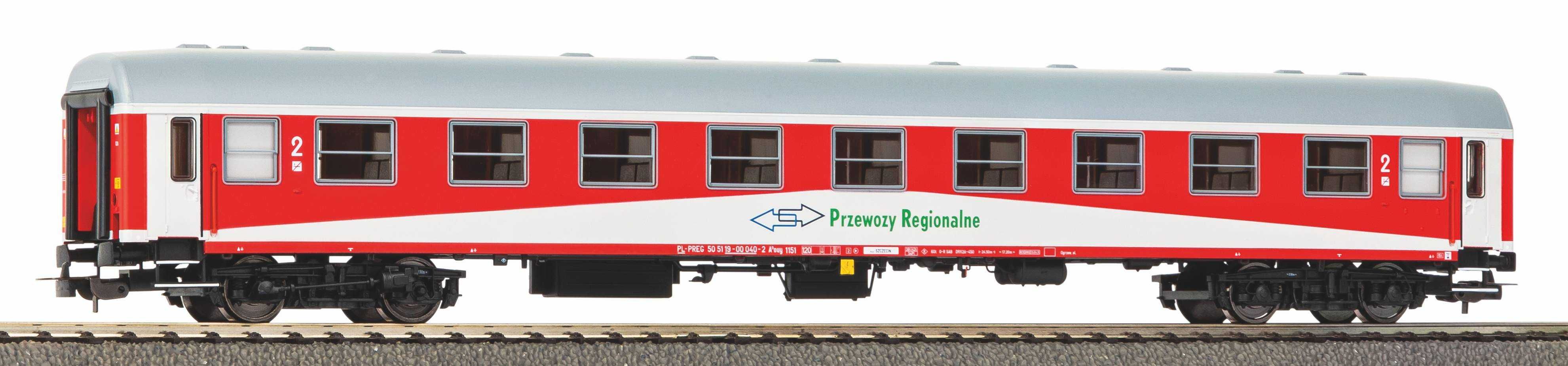 PIKO H0 97622 - Wagon osobowy 2 Kl 112A PKP Przewozy Regionalne