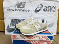 Кроссовки New Balance 574 для тренировок замшевые кожаные