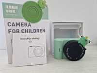 Aparat fotograficzny, kamera dla dzieci C5 48Mpix, ekran dotykowy WiFi