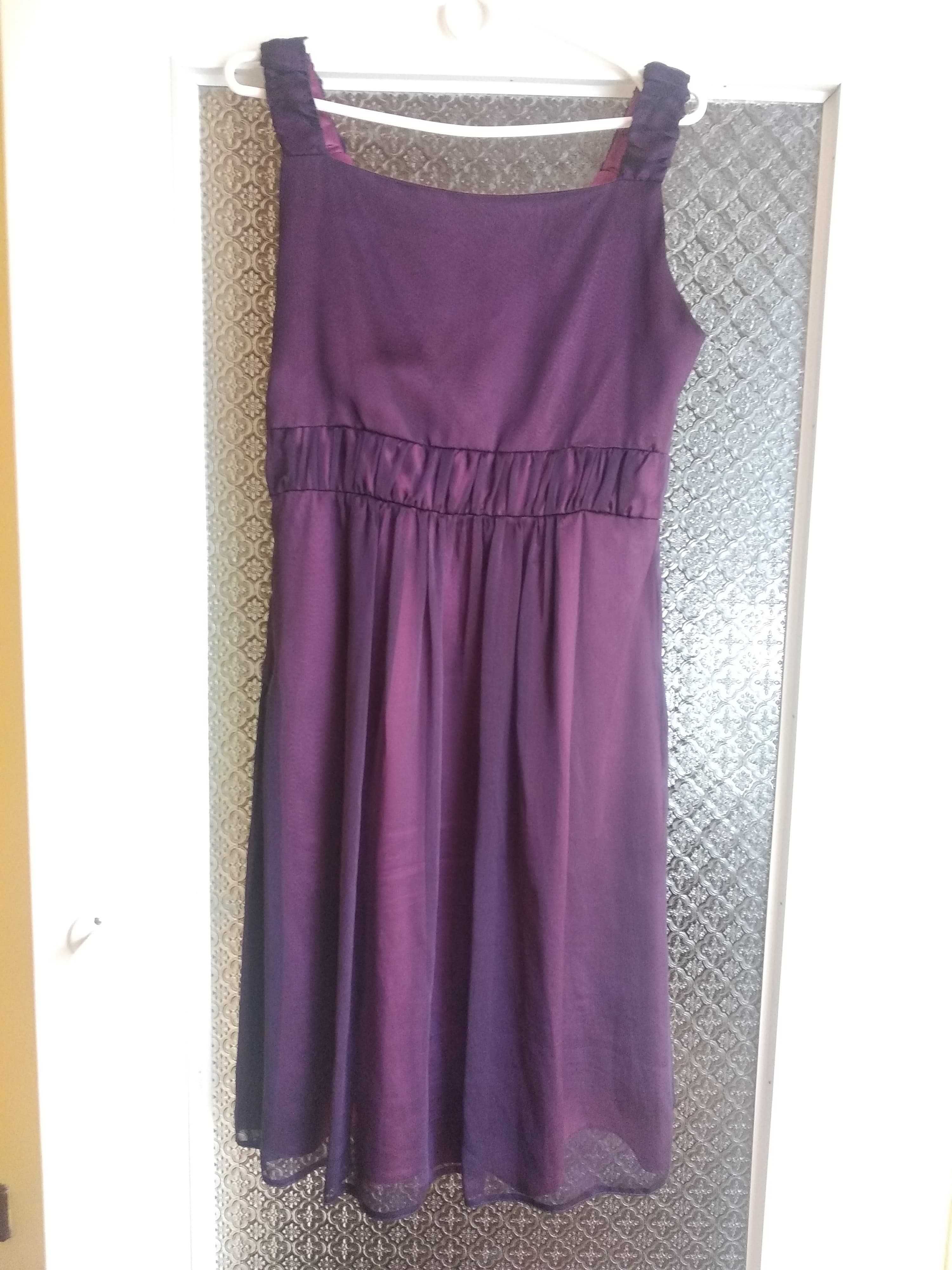 Fioletowa sukienka r. 40