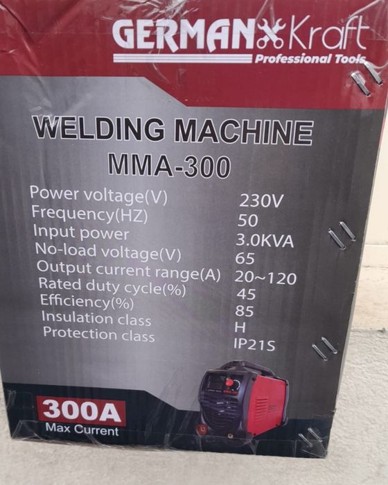 Aparelho soldar inverter 300a marca Germanykraft