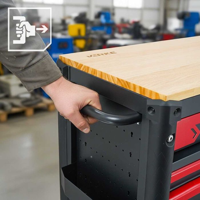 PROFESJONALNA SZAFKA Warsztatowa Wózek Narzędziowy 12 Szuflad XXL