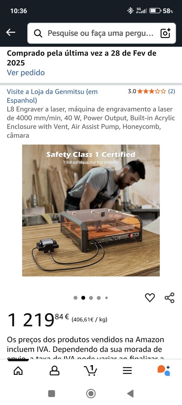 Laser engraver 40w