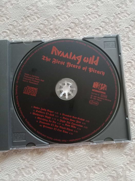 Running Wild The first years of pracy cd 1991