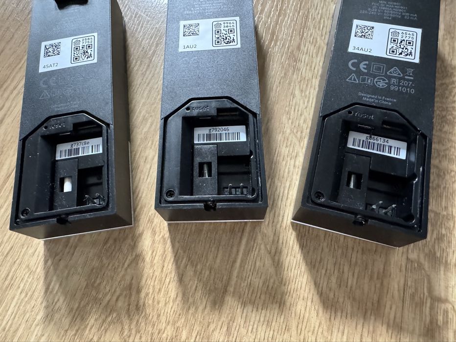 3x Netatmo NDB01 Inteligentny wideodomofon doorbell 3 sztuki