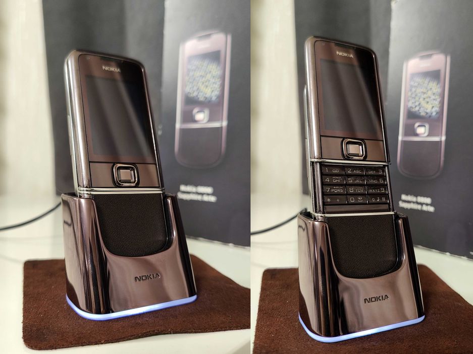 NOKIA 8800 ARTE SAPPHIRE BROWN ! Оригинал,комплект ! Life timer 75ч !