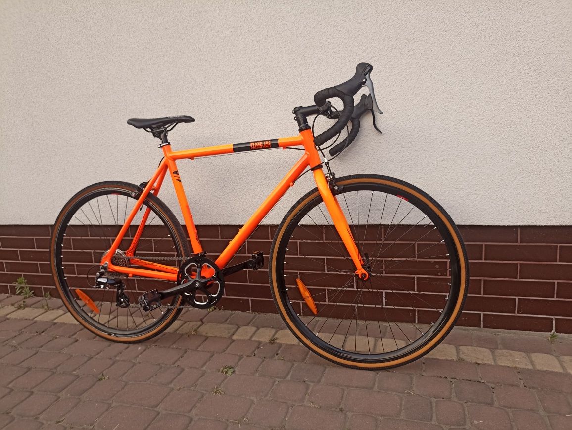 Gravel FIXIE FLOATER RACE 8S Shimano SORA 55CM Wyprzedaż - 30%