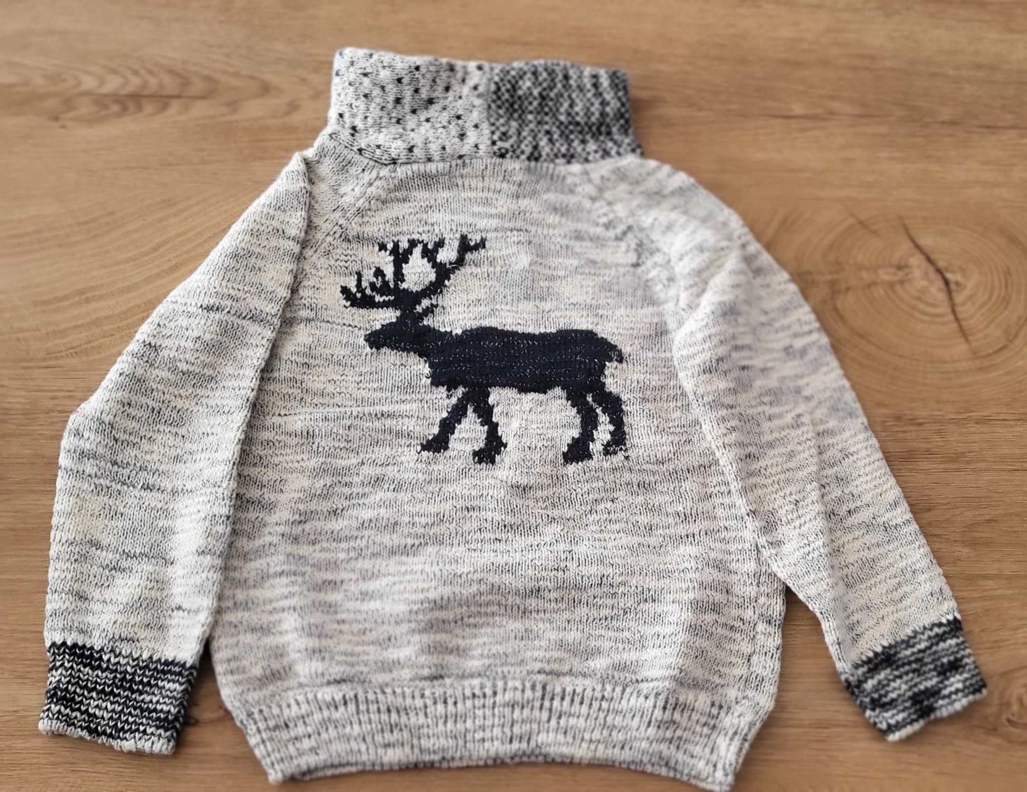 Sweter ze stójką ZARA rozm 104