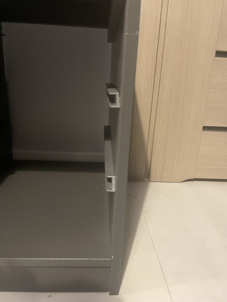 Szafka komoda na zabawki szara ikea trofast