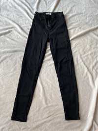 Czarne spodnie jeansowe tally weil 38