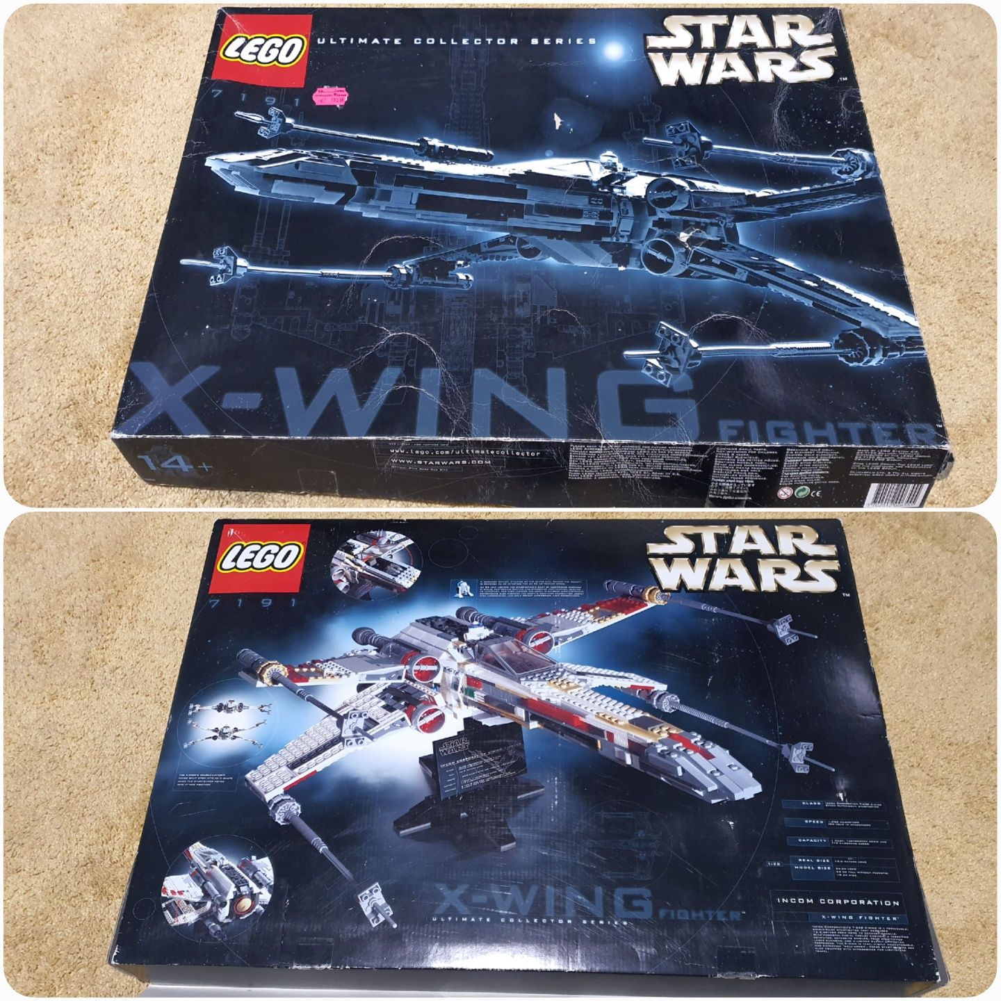 Lego Star Wars 7191 X-wing Fighter UCS z 2000r komplet!