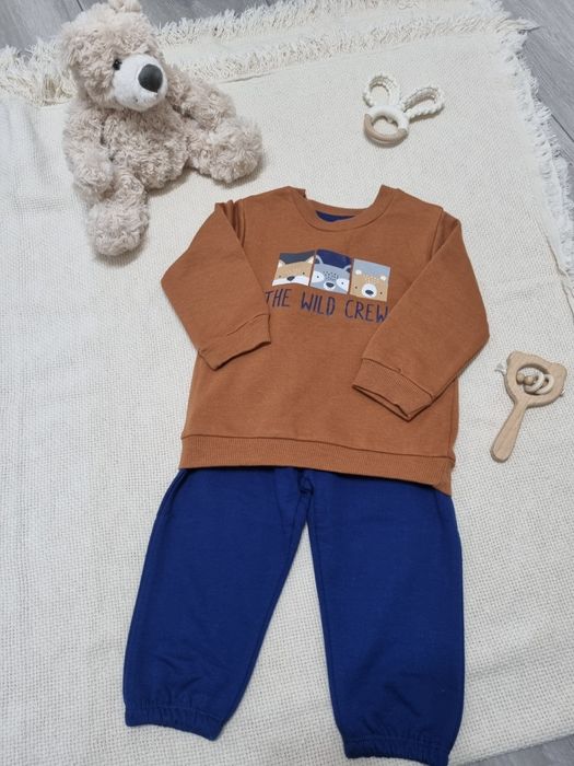 Zestaw/komplet dresowy bluza spodnie 74 NOWY