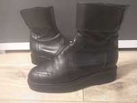 Max Mara vintage biker boots botki size 38