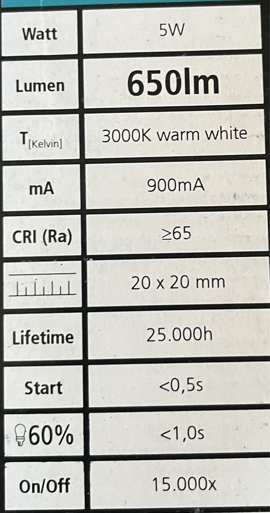Czarna ledowa lampka zewnetrzna