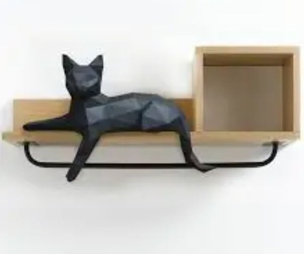 Конструктор из картона кошка кот котенок паперкрафт подарок игрушка 3D