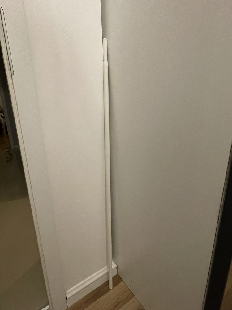 HUGAD Ikea karnisz bialy 120-210cm