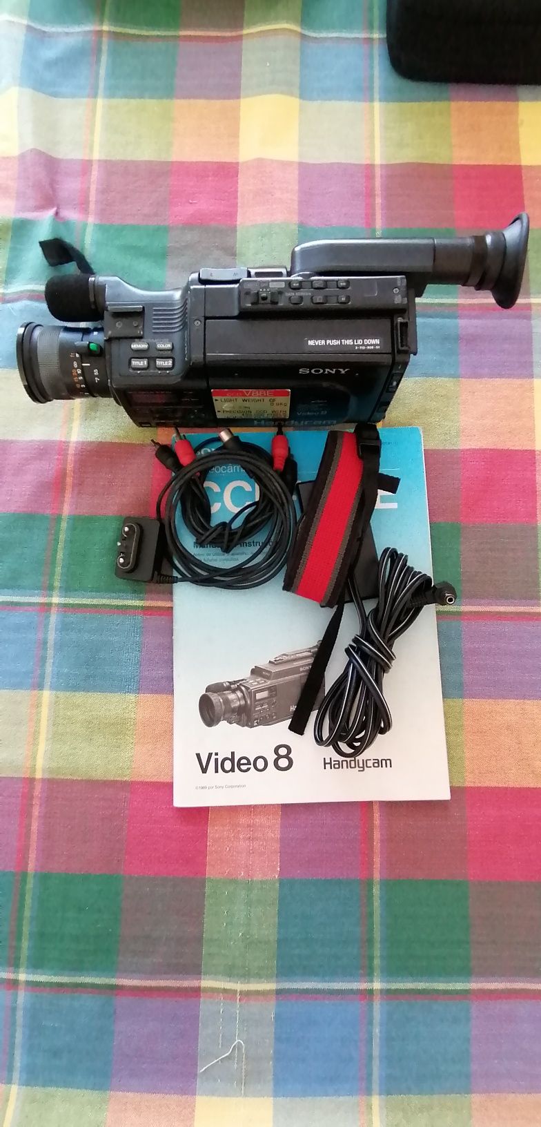 Máquina de filmar Sony super 8