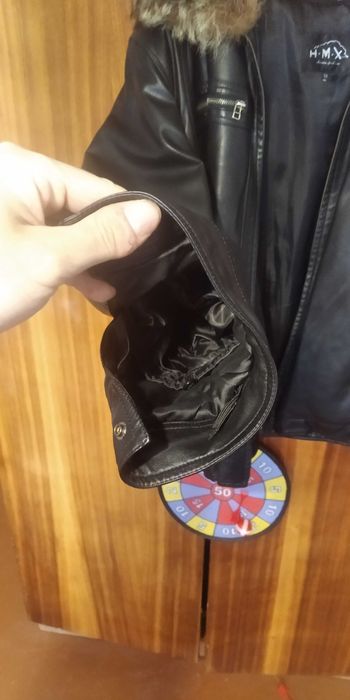 Зимова чоловіча шкірянка