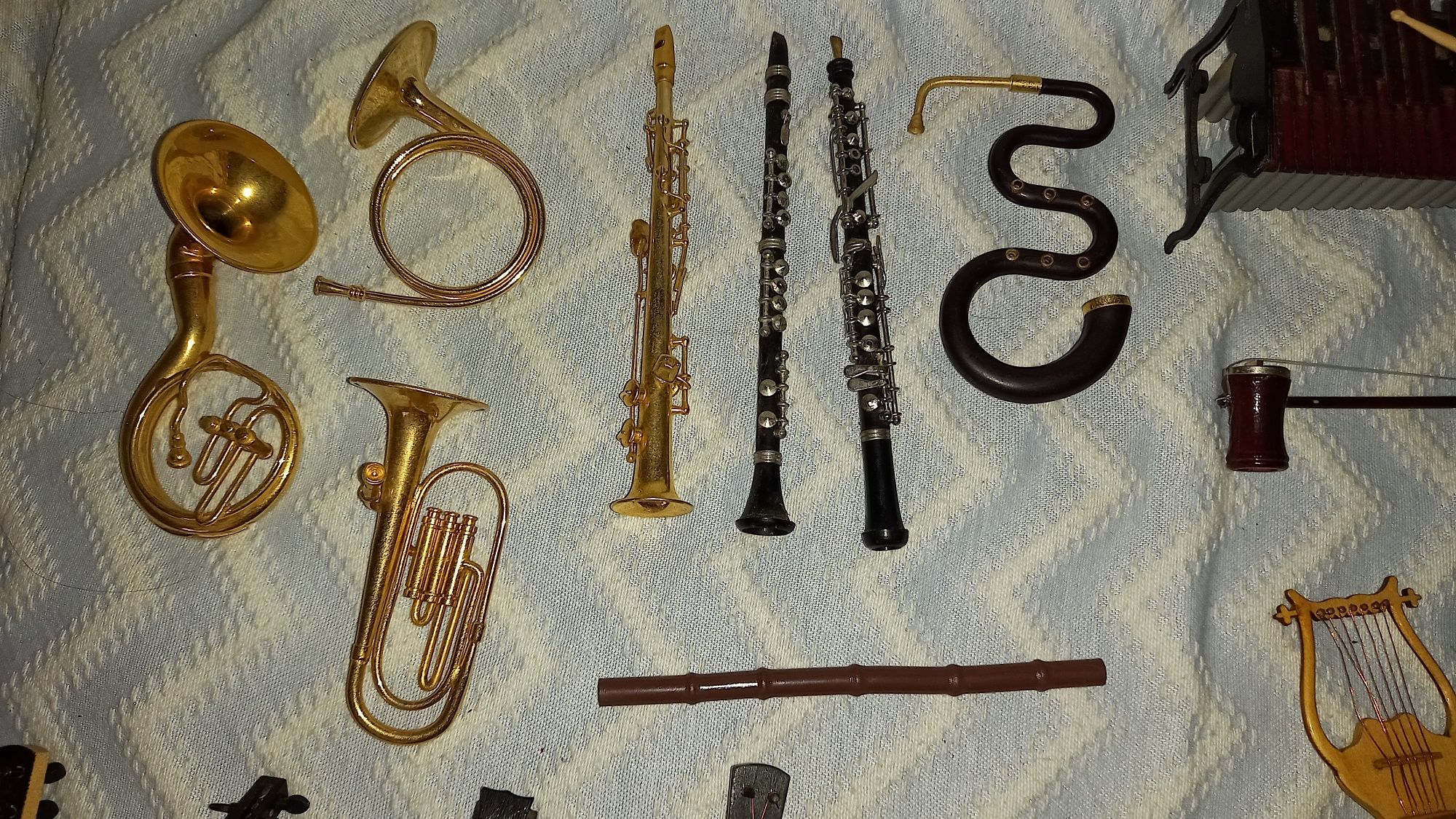 Instrumentos de música miniaturas