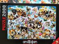 Puzzle "Selfie Pet Collage" 2000 el. Anatolian