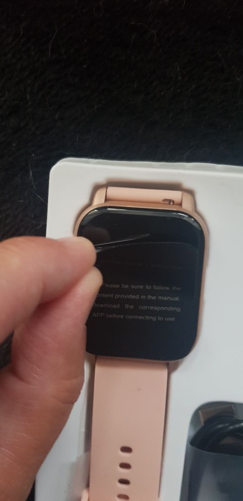 Nowy smartwach 2 bransoletki polskie menu